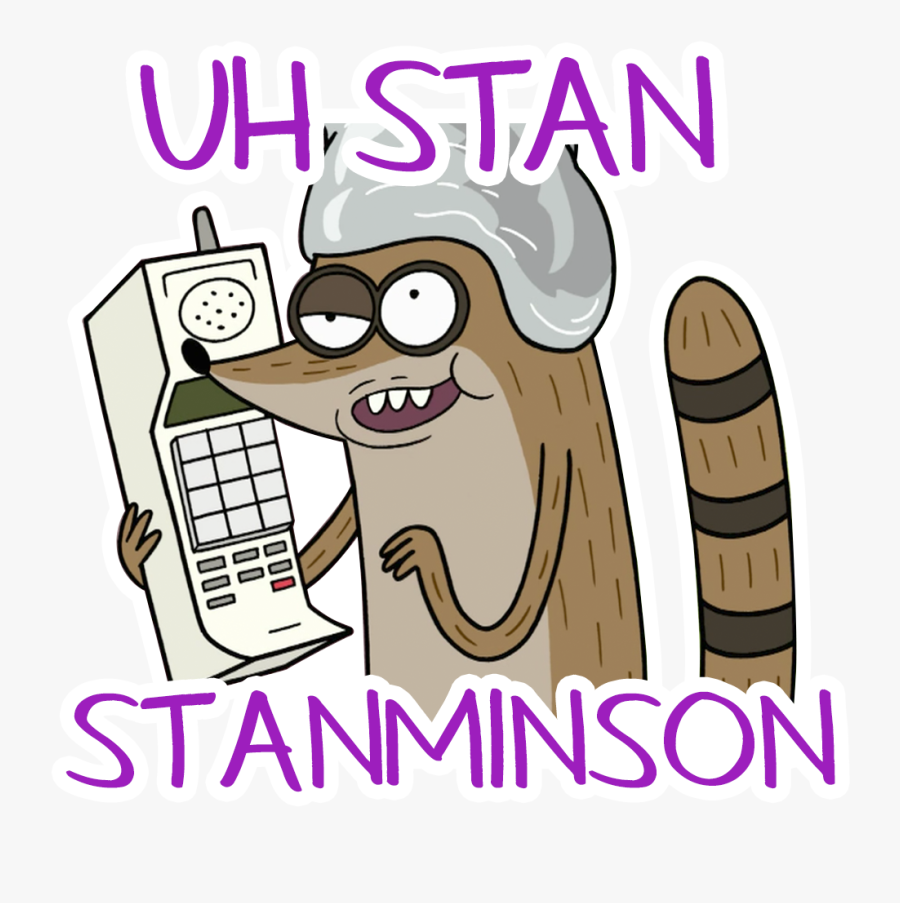 #regularshow Prank Caller Stickers Crack Us Up - Regular Show, Transparent Clipart