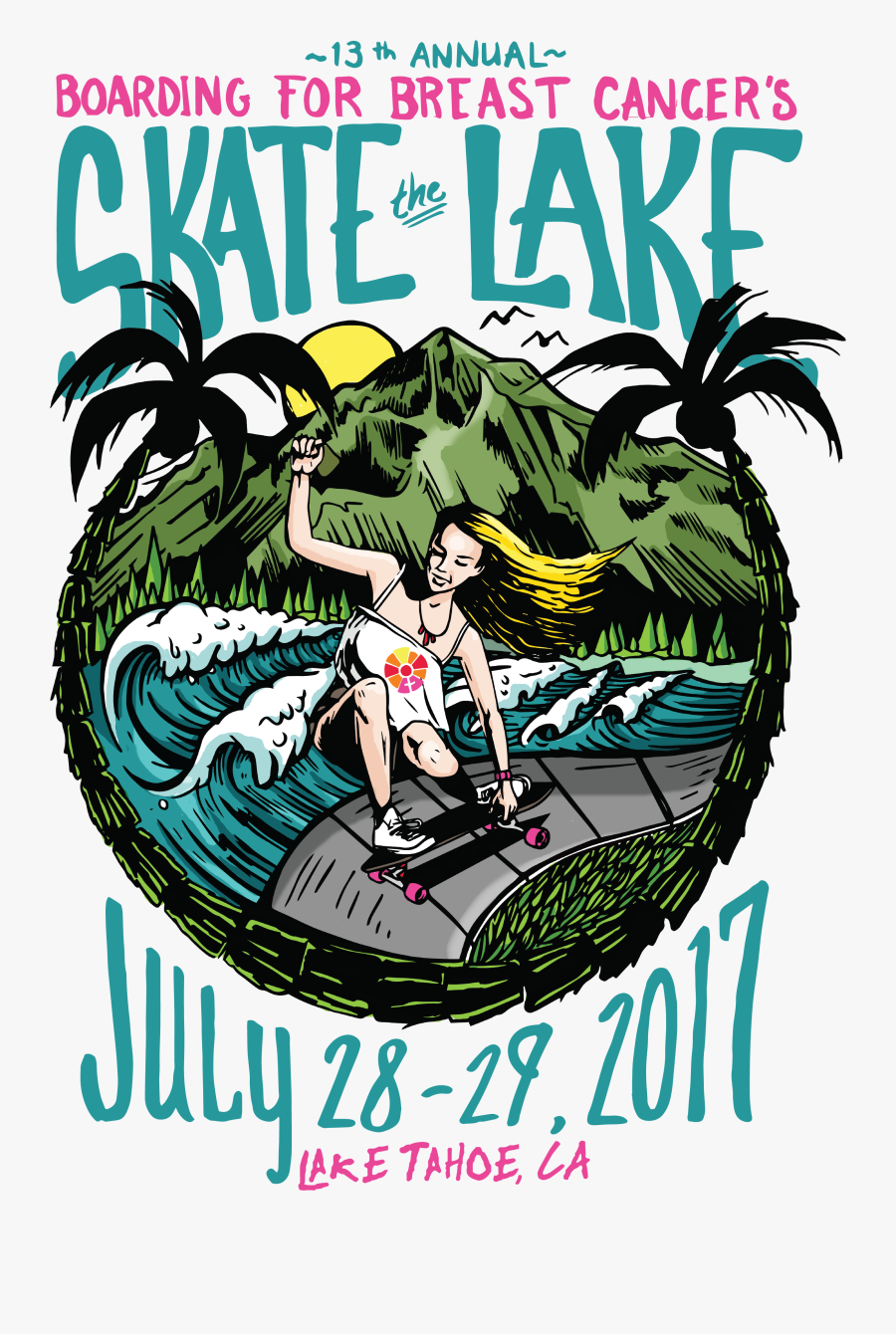 B Bc S Skate - Tahoe Cartoon, Transparent Clipart