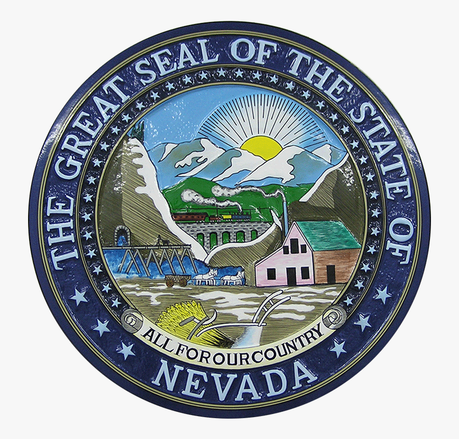 Nevada Great Seal, Transparent Clipart