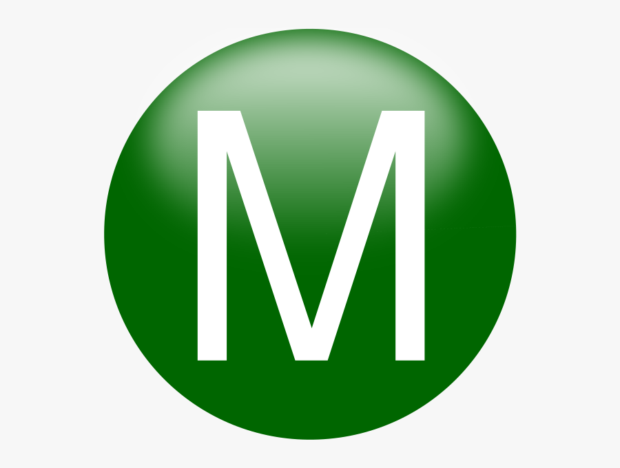 M Sign, Transparent Clipart