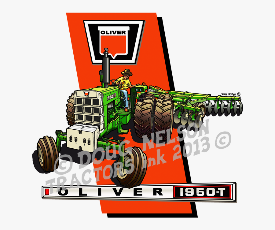 Drawing Tractors Toy Tractor - Doug Nelson Tractors Ink, Transparent Clipart