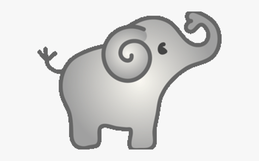 Baby Elephant Clipart - Baby Elephant No Background, Transparent Clipart