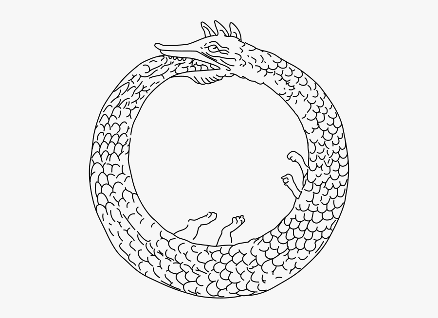 Ouroboros Public Domain, Transparent Clipart