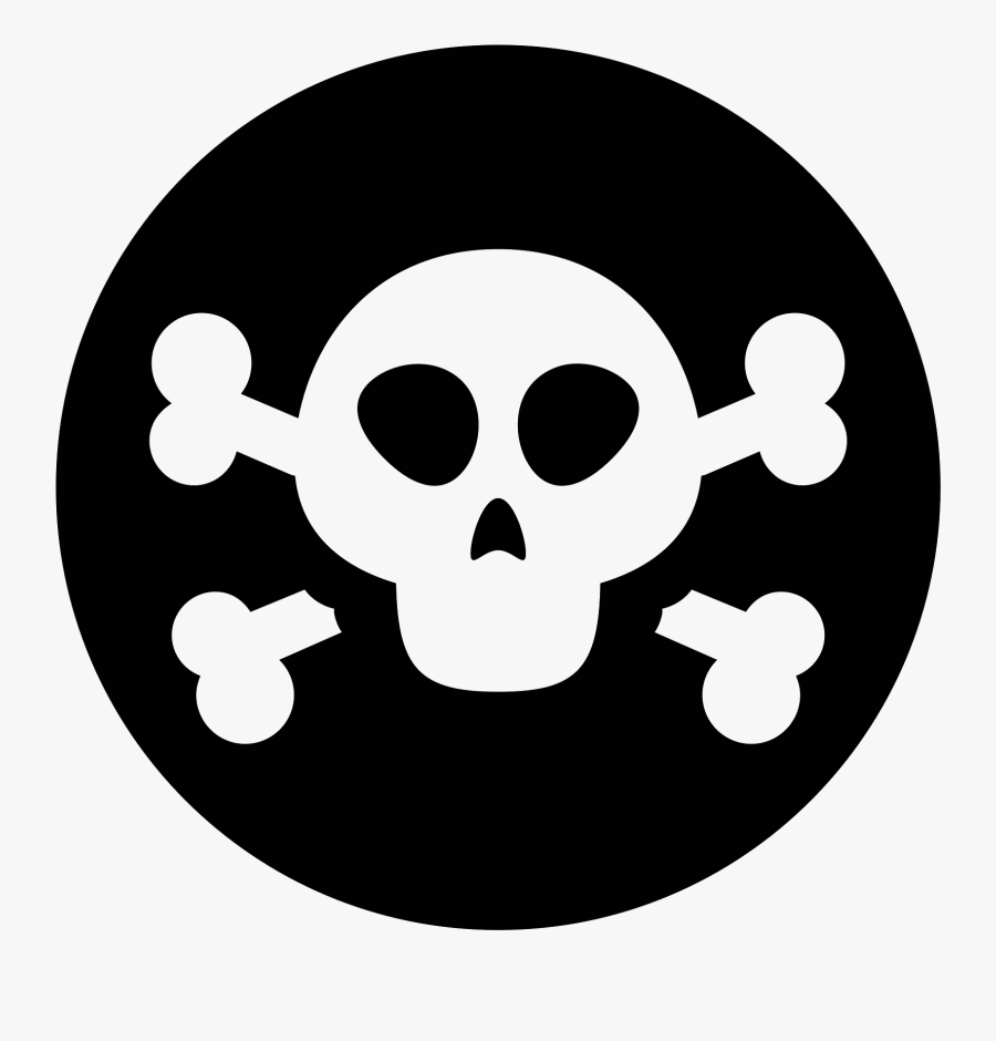 Crossbones Icon Free Download - Skull & Crossbones Icon, Transparent Clipart