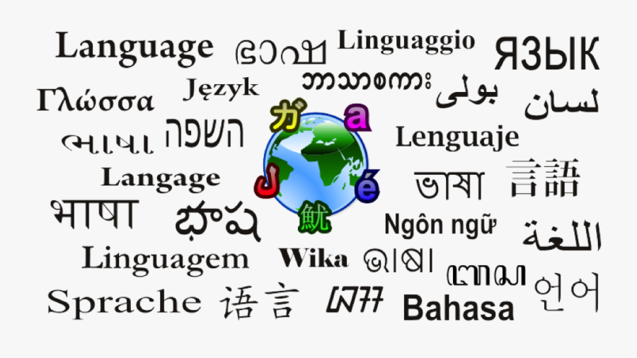Transparent Globalization Png - Word Language In Different Languages, Transparent Clipart