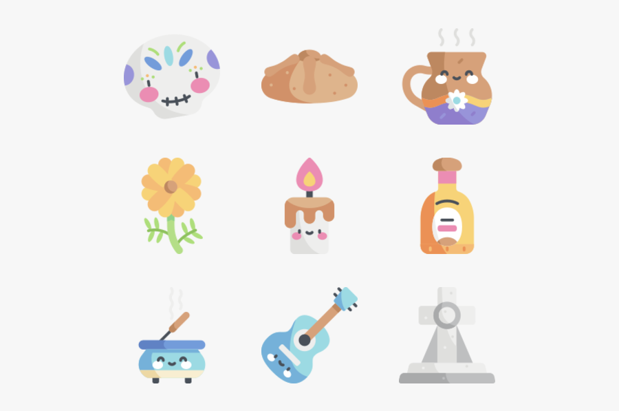 Dia De Muertos, Transparent Clipart