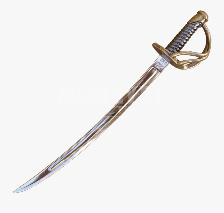 Saber Clipart Civil War Sword - Saber Sword Civil War, Transparent Clipart