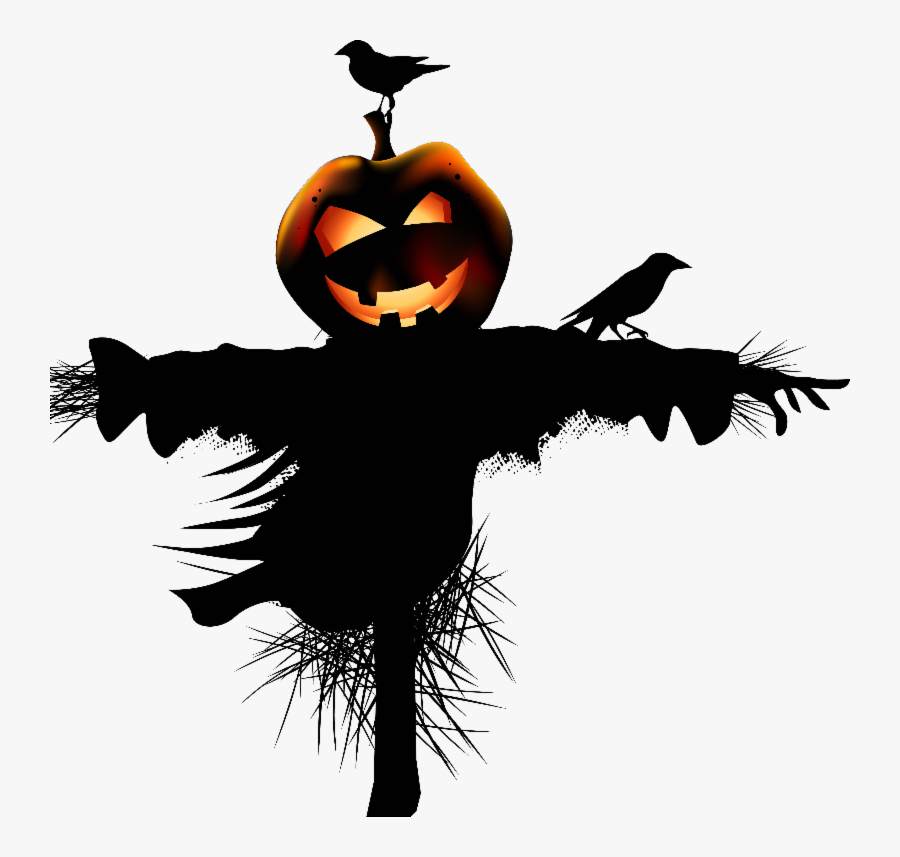 Pin Halloween Scarecrow Clipart - Transparent Background Halloween Transparent, Transparent Clipart