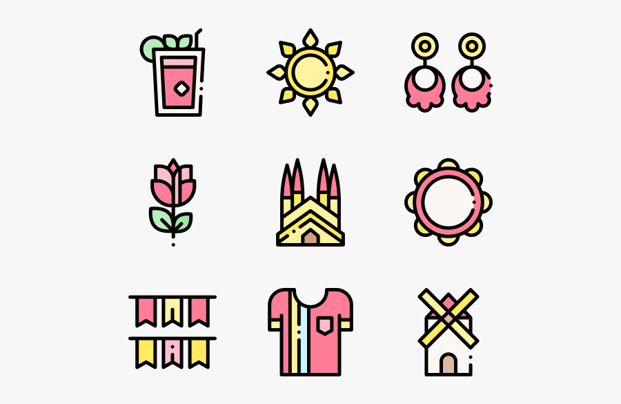 Spain, Transparent Clipart