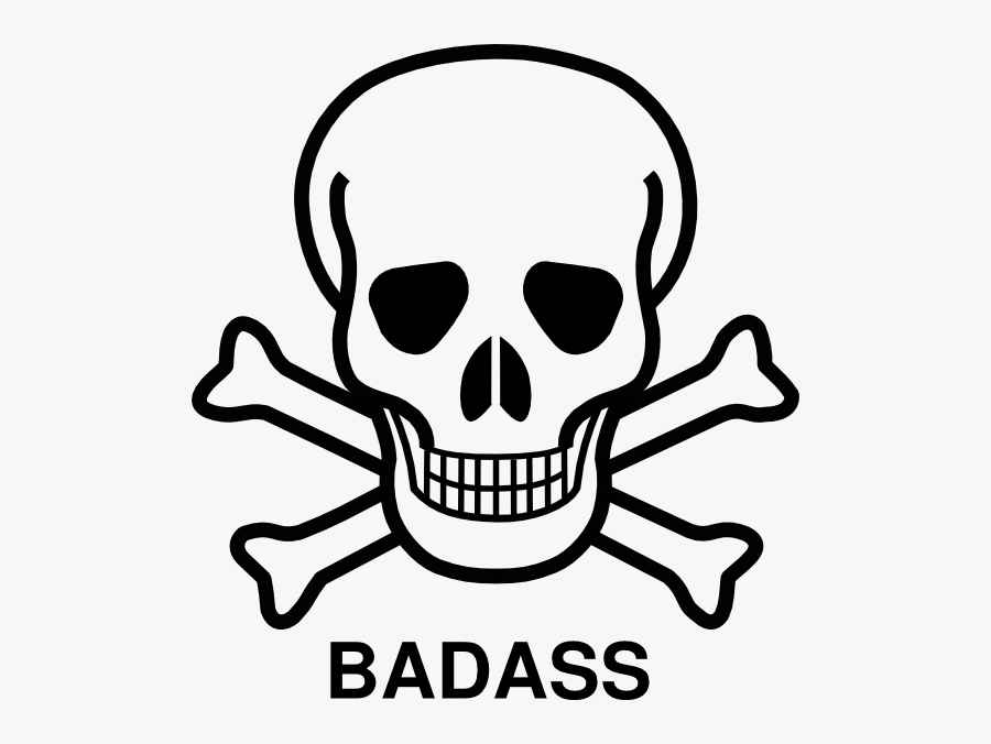 Printable Skull And Crossbones, Transparent Clipart