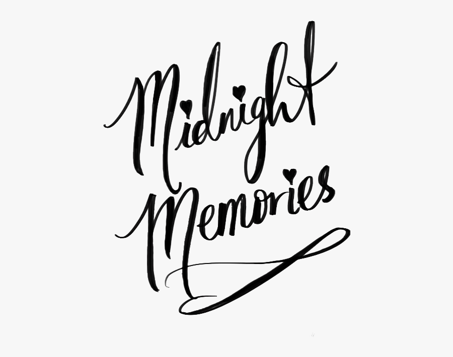 One Direction Midnight Memories Tumblr Lyrics Clipart - One Direction Letras Midnight Memories, Transparent Clipart