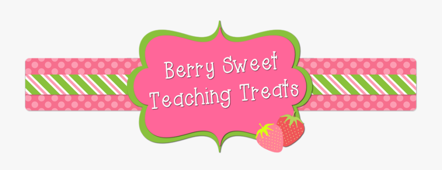 Berry Sweet Teaching Treats, Transparent Clipart