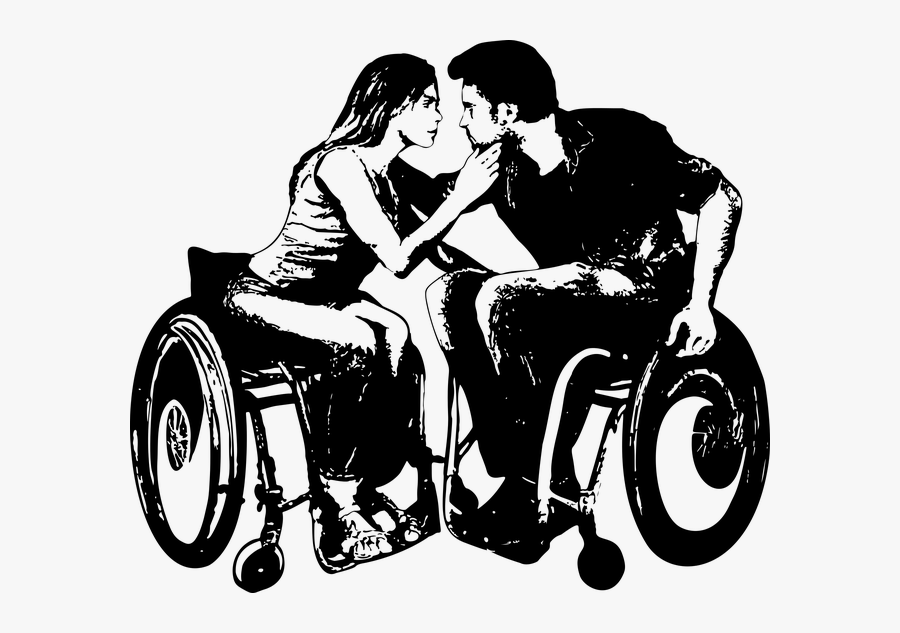 Transparent Love Vector Png - Wheelchair Love, Transparent Clipart