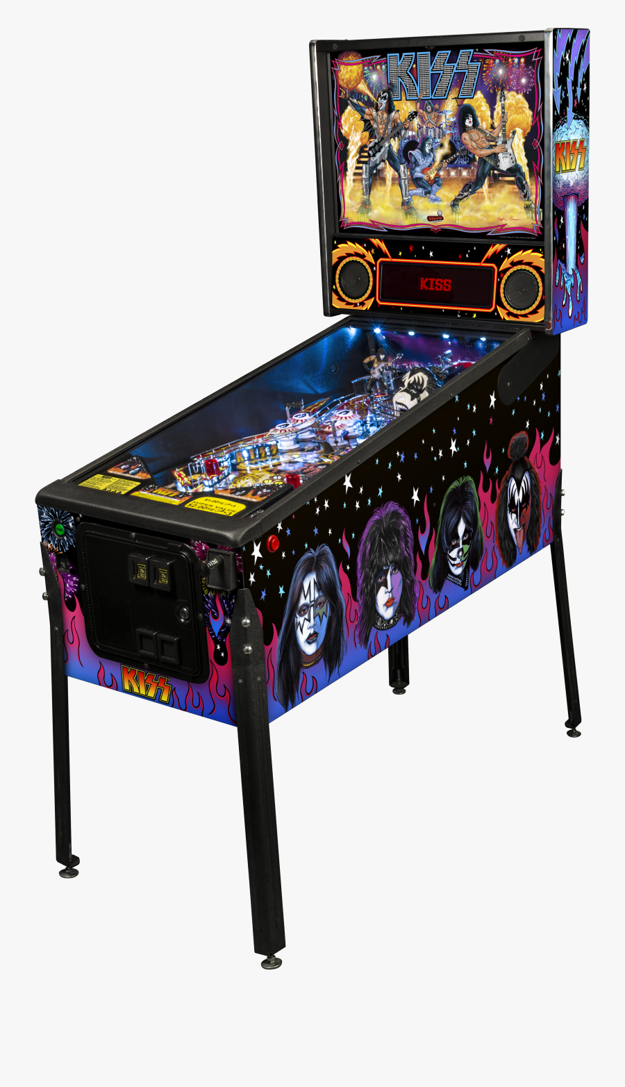 Transparent Gene Simmons Png - Kiss Stern Pinball, Transparent Clipart