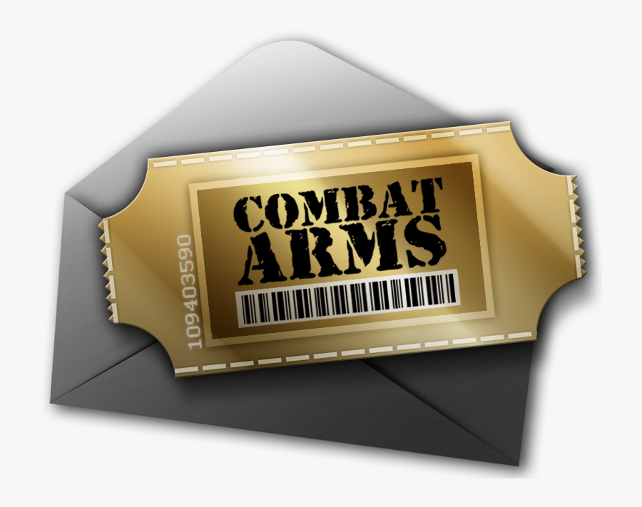 Single Player Mode Gold Ticket - Combat Arms, Transparent Clipart