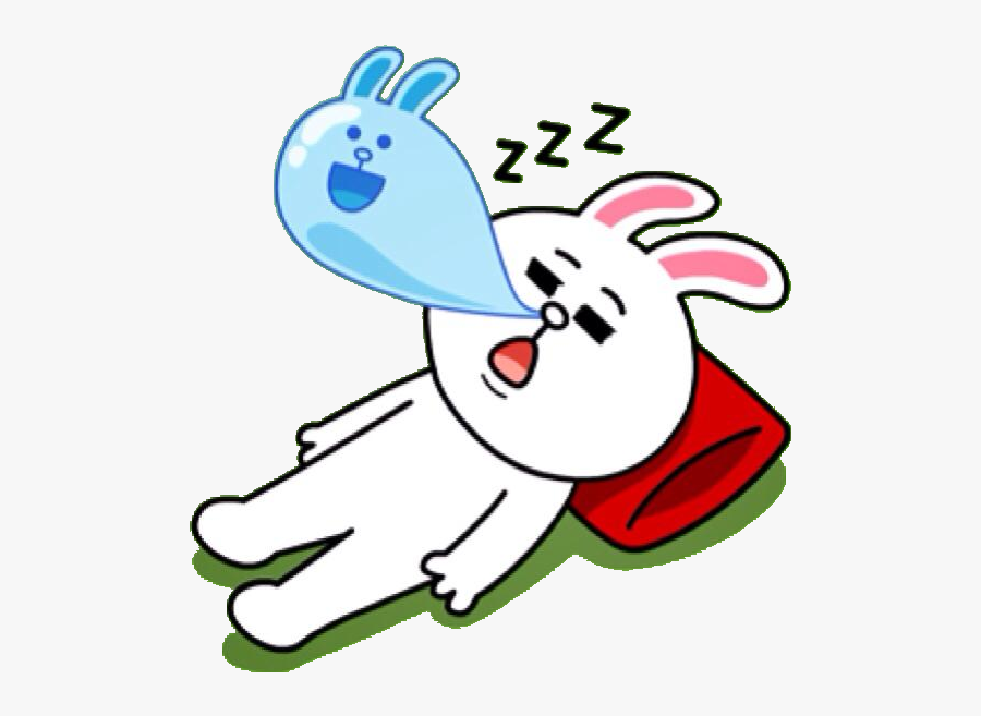 Transparent Snore Clipart - Line Sticker Cony Special Edition, Transparent Clipart