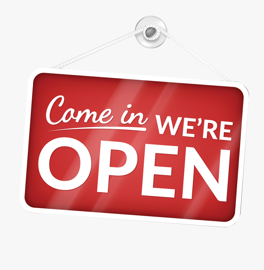 Come In Open Sign - Planning Ahead, Transparent Clipart