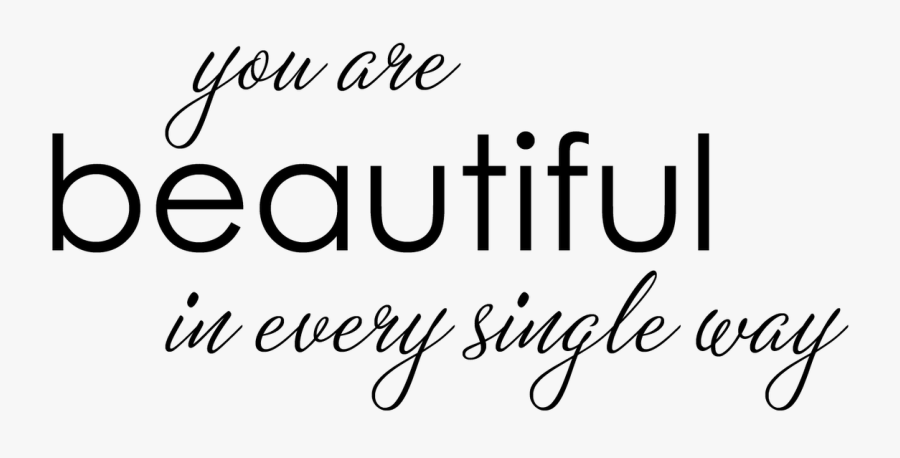 Beauty Clipart Word - Calligraphy, Transparent Clipart