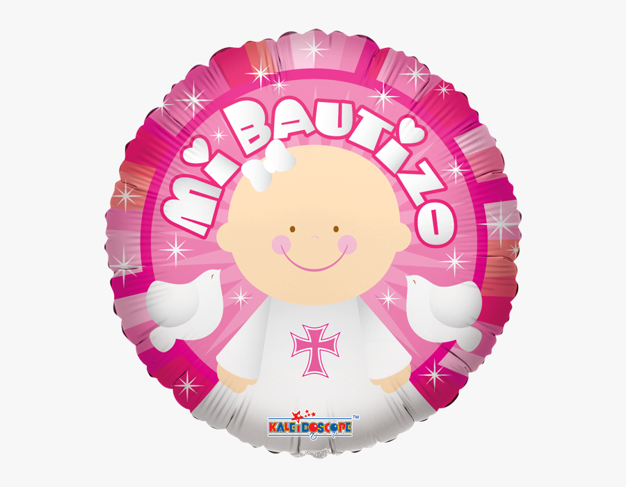 Globo Mi Bautizo Angel Rosa - Convergram, Transparent Clipart