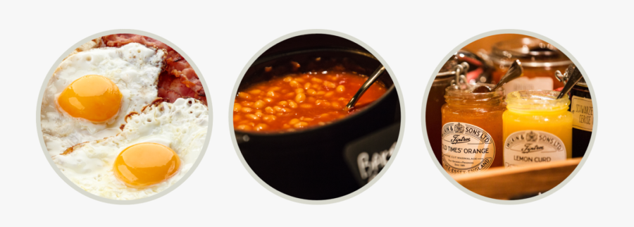 Fried Egg, Scrambled Eggs, Bacon, Beans, Porridge - Baked Beans, Transparent Clipart