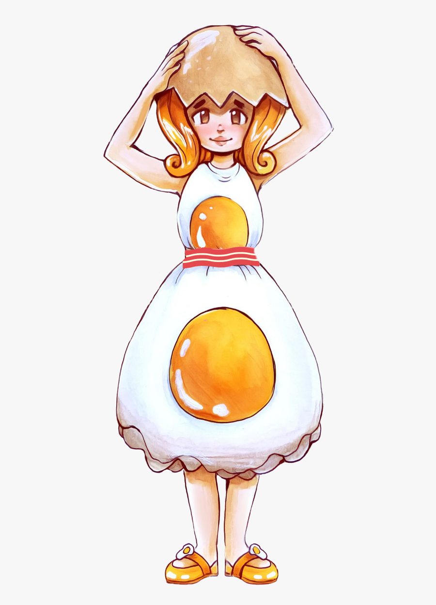 Scbaconandeggs Baconandeggs Freetoedit - Cartoon, Transparent Clipart