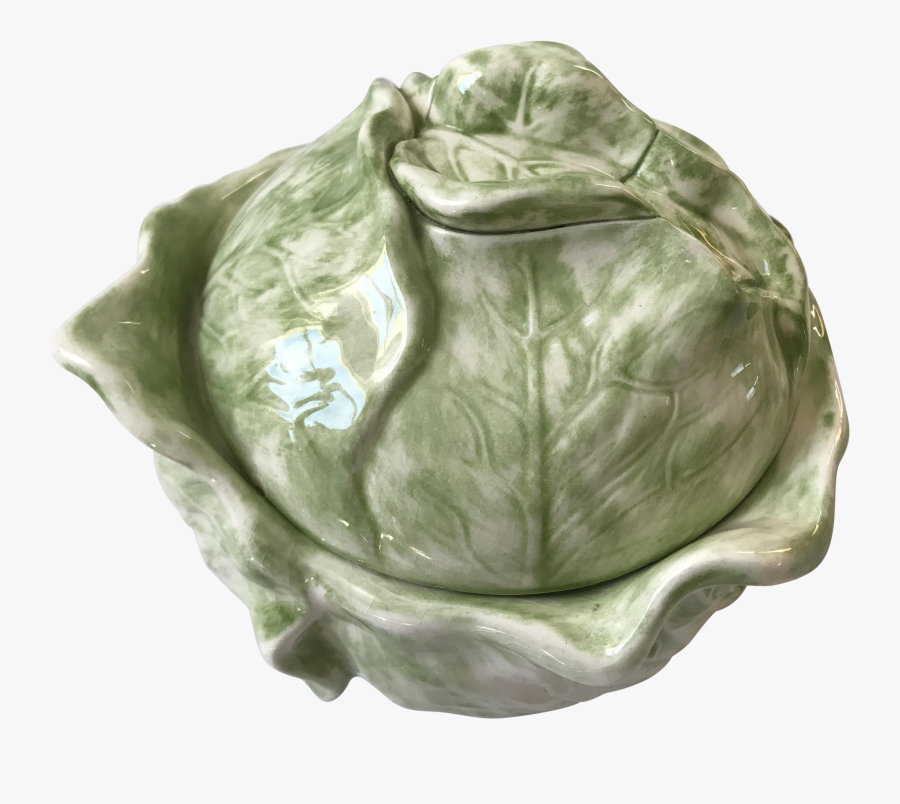 Cabbage For Sale - 5 Piece Cabbage Shaped Mid Century Soup Tureen And, Transparent Clipart