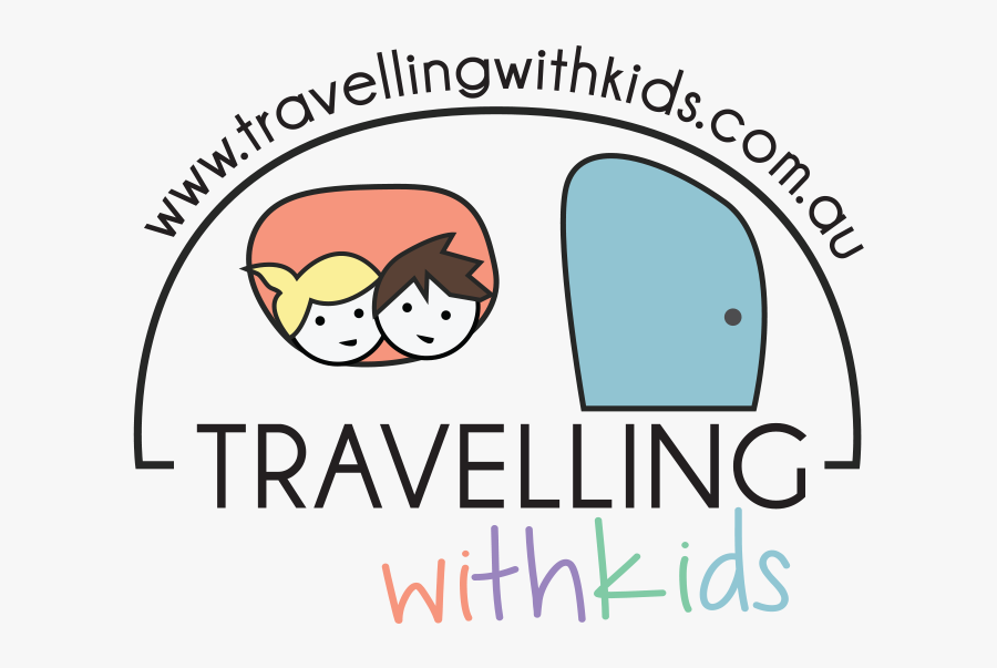 Travelling With Kids - Cartoon Logo Travelling, Transparent Clipart