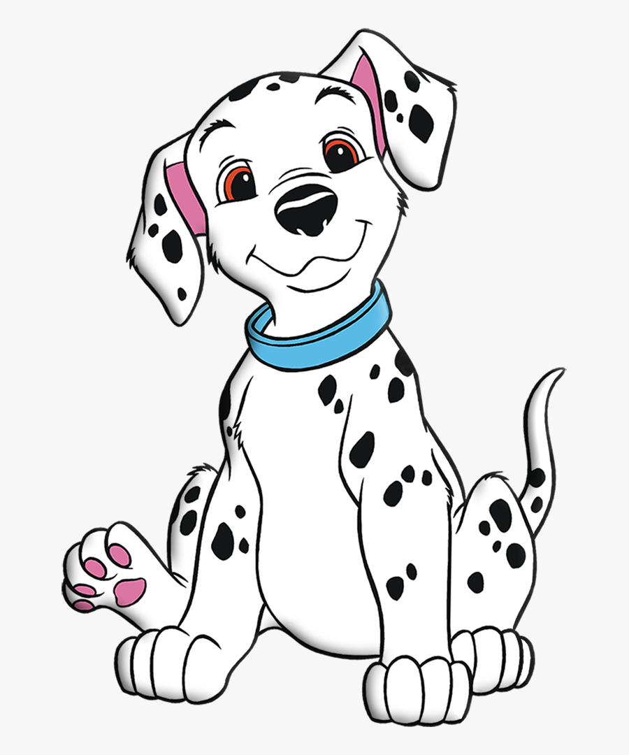 Dalmation Puppy Cliparts - 101 Dalmation Coloring Page, Transparent Clipart