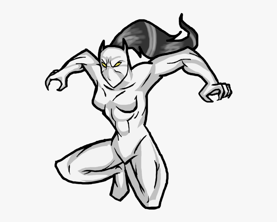 Cartoon Muscle Man Drawing - Spiderman Y White Tiger, Transparent Clipart