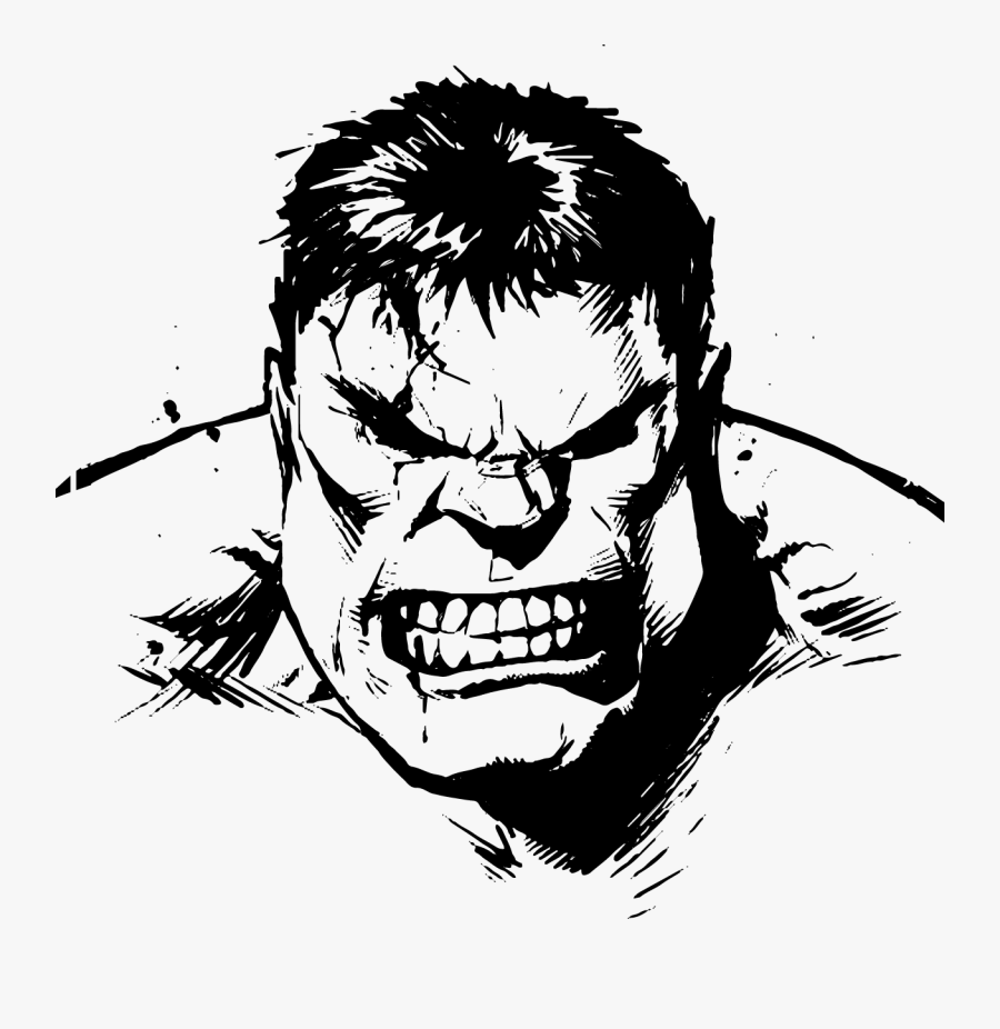 Drawn Toon Hulk - Hulk Vector, Transparent Clipart
