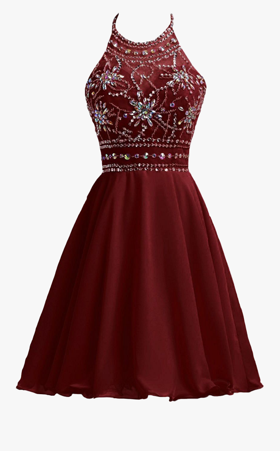 #dress #redvelvet #red #diamonds #clothing #clothes - Quinceanera Maroon Dresses Short, Transparent Clipart