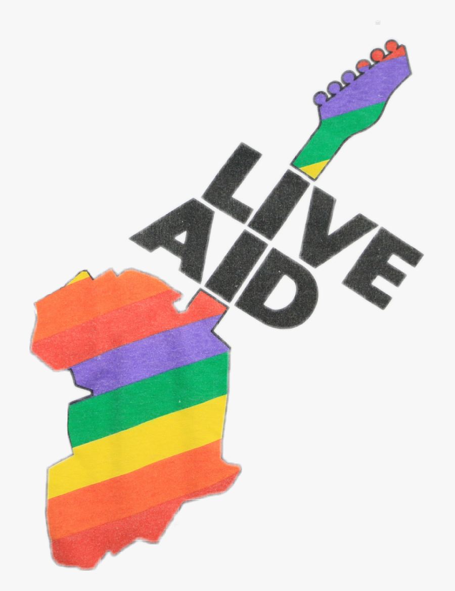 #live #aid #liveaid #80s #sticker #rock #pop #music - Colorfulness, Transparent Clipart