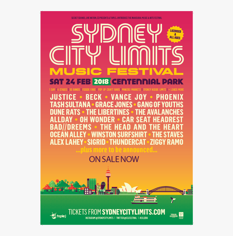Clip Art Every Poster From Wizard - Austin City Limits Music Festival, Transparent Clipart