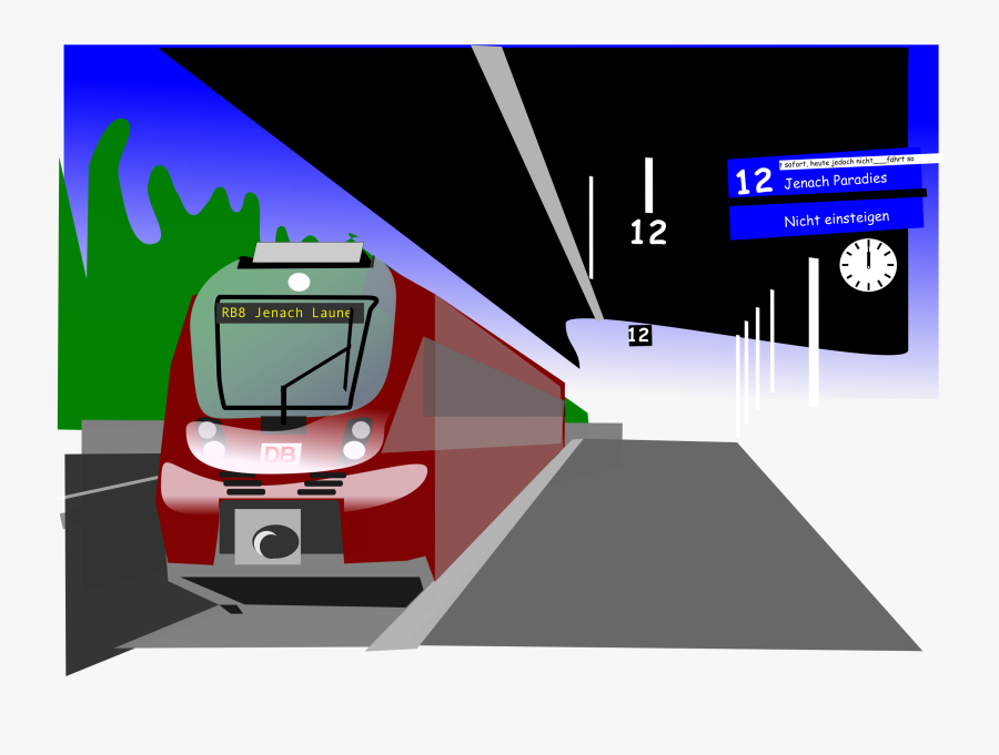 These Esl Taking A Trip Listening Exercises Will Help - Bahnhof Clipart, Transparent Clipart