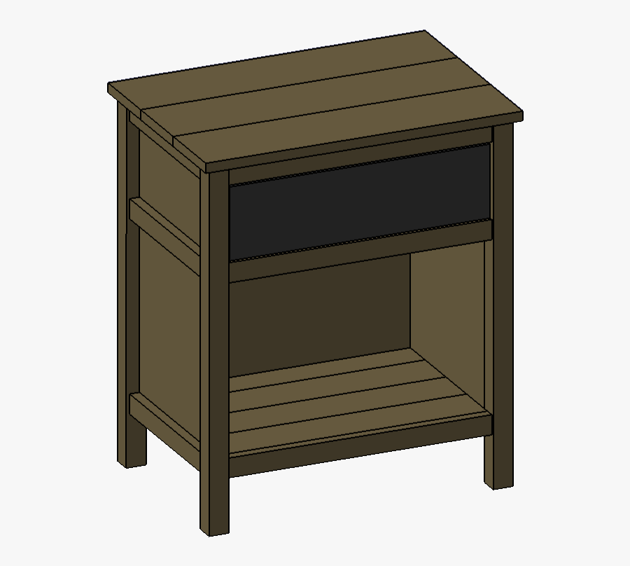 Clip Art Pallet Nightstand - Cooper Night Stand Tables, Transparent Clipart