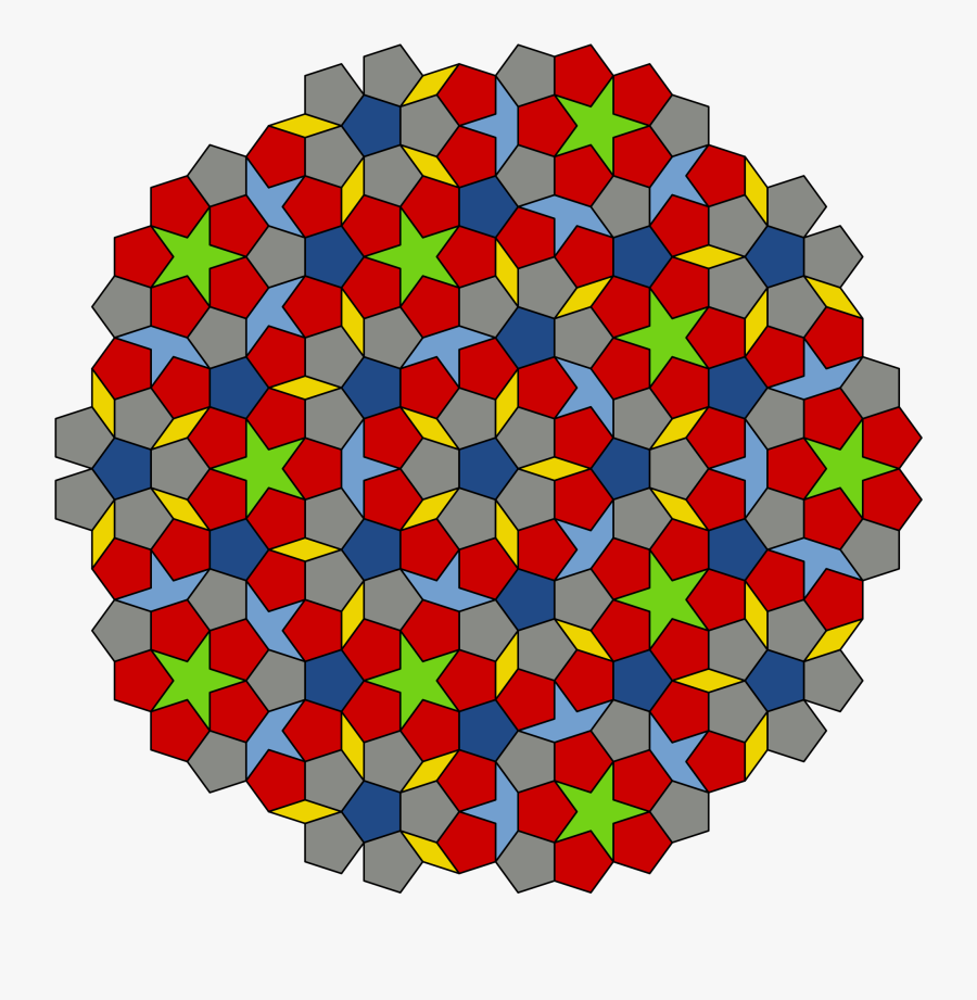 Penrose Tiling, Transparent Clipart
