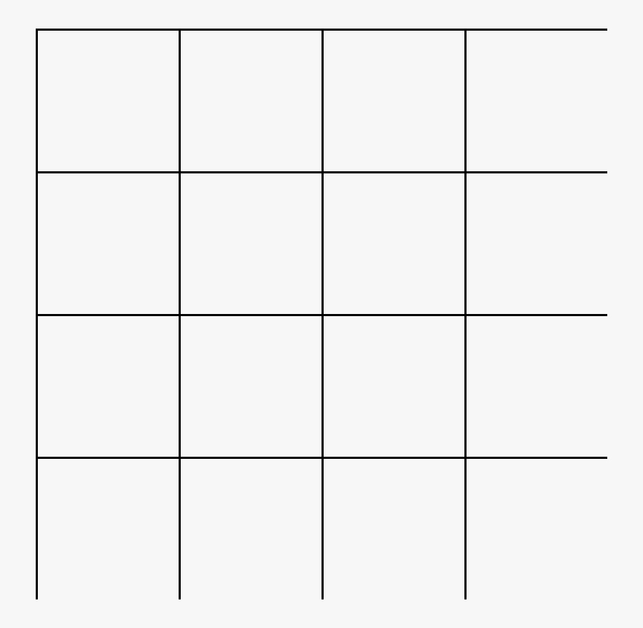 Transparent Grid Overlay Png Image - Transparent Bingo Grid, Transparent Clipart