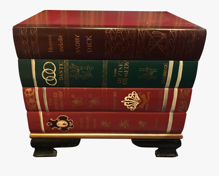 Transparent Stacked Books Clipart - Drawer, Transparent Clipart