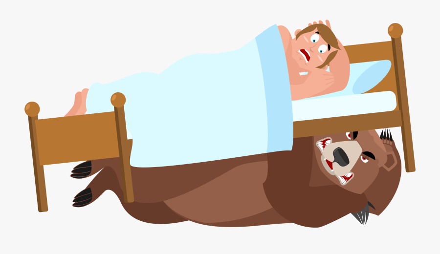 10 Reasons Why You"re Having Nightmares And How To - Bear Under A Bed, Transparent Clipart