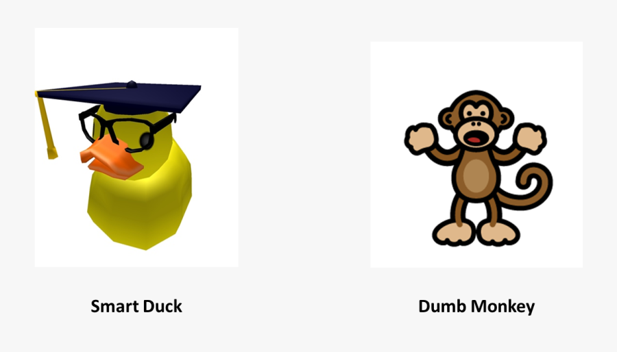 Png Transparent Library The Smart Duck And - Monkey, Transparent Clipart