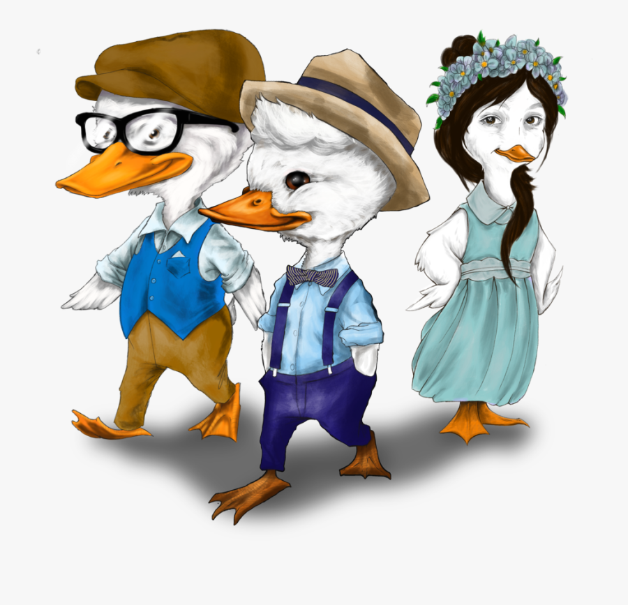 Little Duck Ducks - Cartoon, Transparent Clipart