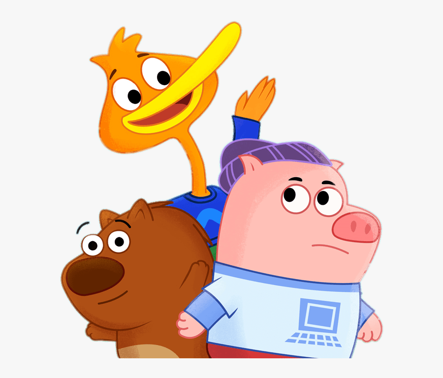 King Duckling And His Friends - P King Duckling, Transparent Clipart