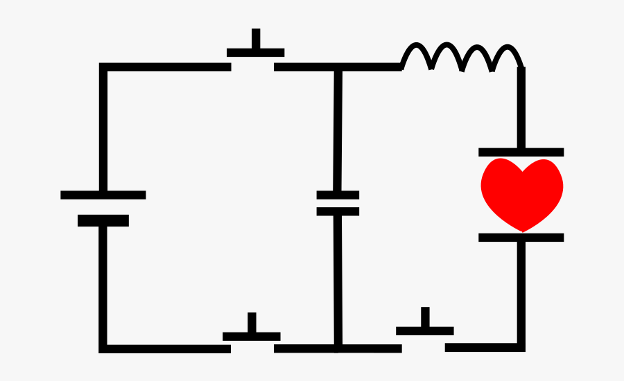 A Circuit Diagram Showing The Simplest Defibrillator - Automated External Defibrillator Circuit, Transparent Clipart