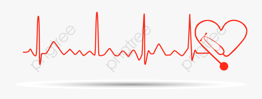 Heart-shaped, Heart Rate, Ecg, Medical Element, Heart - Transparent Heart Beats Png, Transparent Clipart