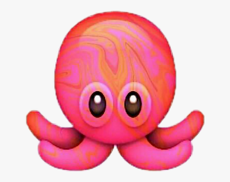 #cute #octopus #whatsapp - Squid Emoji Png Iphone, Transparent Clipart