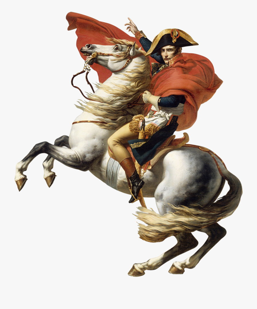 Napoleon Bonaparte On Horseback, Transparent Clipart