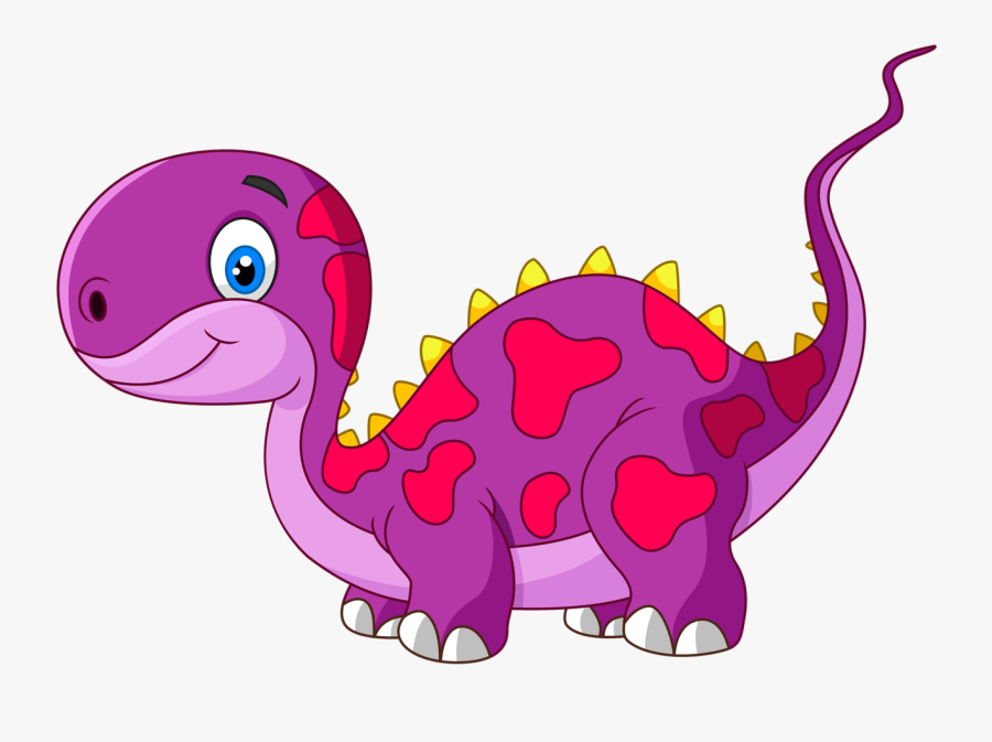 Cartoon Animals Vector Png - Cartoon Transparent Background Dinosaur Png, Transparent Clipart