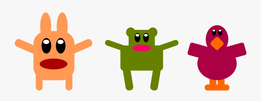 Animals, Characters, Toys, Small, Kids, Children, Funny - Cute Clip Art Designs, Transparent Clipart