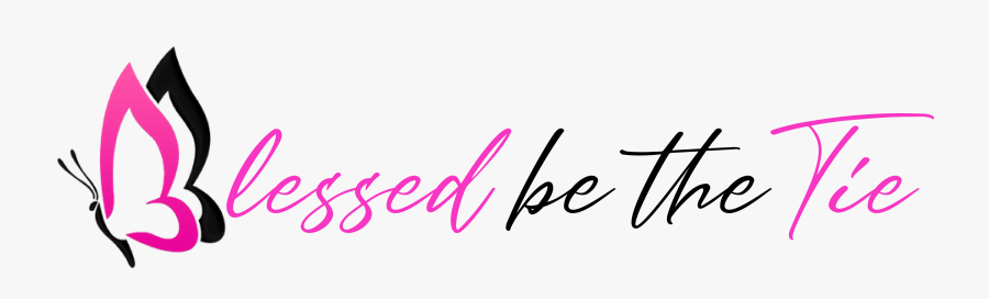 Blessed Be The Tie - Calligraphy, Transparent Clipart