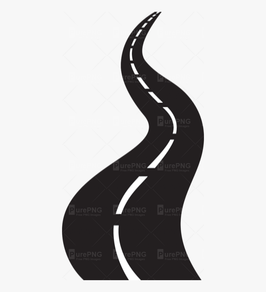Road High Png Image Purepng Free Transparent - Vector Black And White Road, Transparent Clipart